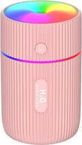 Aroma Dream Diffuser Luchtbevochtiger Roze 240 ML incl. E-book voor Aromatherapie – Humidifier - Sinterklaas en Kerst Cadeau