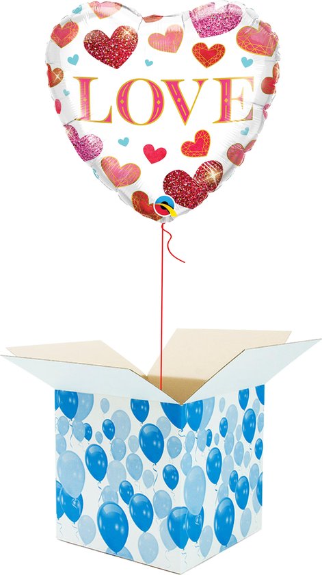 5X Ballon Feuille Cœur Helium Anniversaire Amour Jour de la Saint Valentin  Rouge