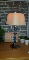 Edi Light ouderwets / kitscherige lamp met LED blauwe variant