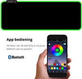 Gaming Muismat XXL |RGB LED Verlichting| 80x30 cm | Bluetooth| Anti-Slip | Toetsenbord | Waterdicht