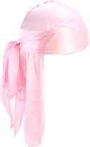 Durag – Du-Rag premium kwaliteit - Licht roze durag – Licht rose - Waves durag - Hoofddeksel - Silky - Waves - Wave cap – Hoofddoek – Du-Rag