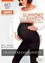 Zwangerschapspanty 3D-effect (60-DEN), zwart, maat Smal (2)