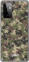 6F hoesje - geschikt voor Samsung Galaxy A72 -  Transparant TPU Case - Digital Camouflage #ffffff