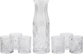 RCR - 7-delige set - Karaf + 6 tumbler glazen - Melodia
