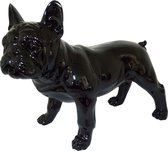 4goodz Bulldog beeld polyresin 26,5x13,5x22 cm - Zwart