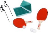 Pingpong Set- Tafeltennis set - Thuis Game - Tafeltennis Batjes -Sportief buitenspeelgoed voor kinderen en volwassenen