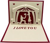 popup kaarten - Liefdeskaart - Valentijnskaart - pop-up kaart