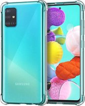 Samsung a51 hoesje shock proof case - Samsung galaxy a51 hoesje shock proof case transparant hoes cover hoesjes