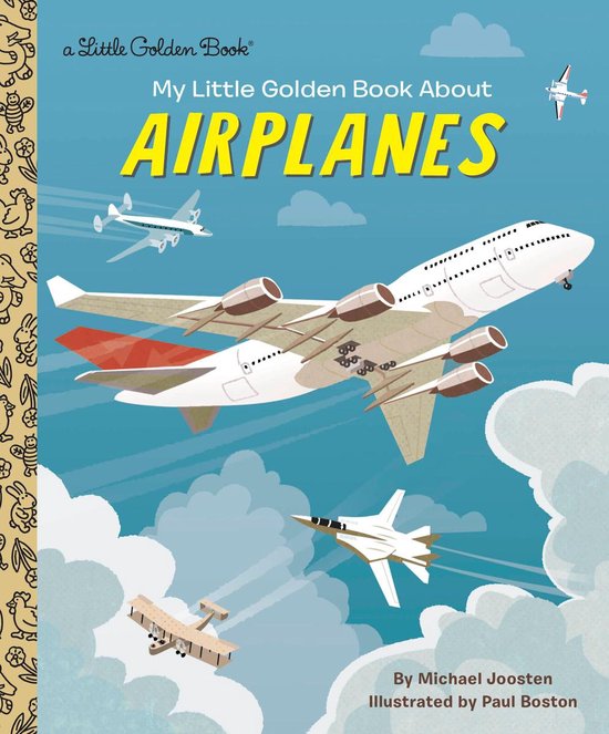 My Little Golden Book About Airplanes - cover