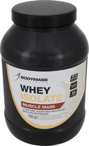 Bodymass WHEY ISOLATE muscle mass, vanilla Flavor 700 gr, geen toegevoegde suikers, ultra pure an low fat whey protein powder