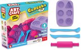 DEDE Art Craft- Cupcake Speelzand Set - Magisch Zand - Speelzandset Cupcake 500 gr