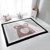 Baby en Peuter Speelmat Beer - Met Draagtas - 100x150cm - Speelkleed voor kinderen