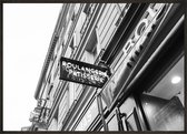 Pastry Building Paris Black and White Poster 50x70 cm