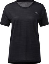 Reebok Workout AC Shirt Dames - sportshirts - zwart - maat XL