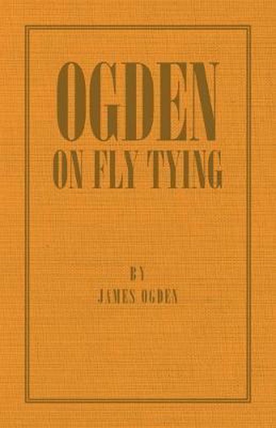 Ogden On Fly Tying - cover