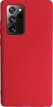 BMAX hoesje geschikt voor Samsung Galaxy Note 20 Ultra / Dun en beschermend telefoonhoesje / Case / Beschermhoesje / Telefoonhoesje / Hard case / Telefoonbescherming - Rood