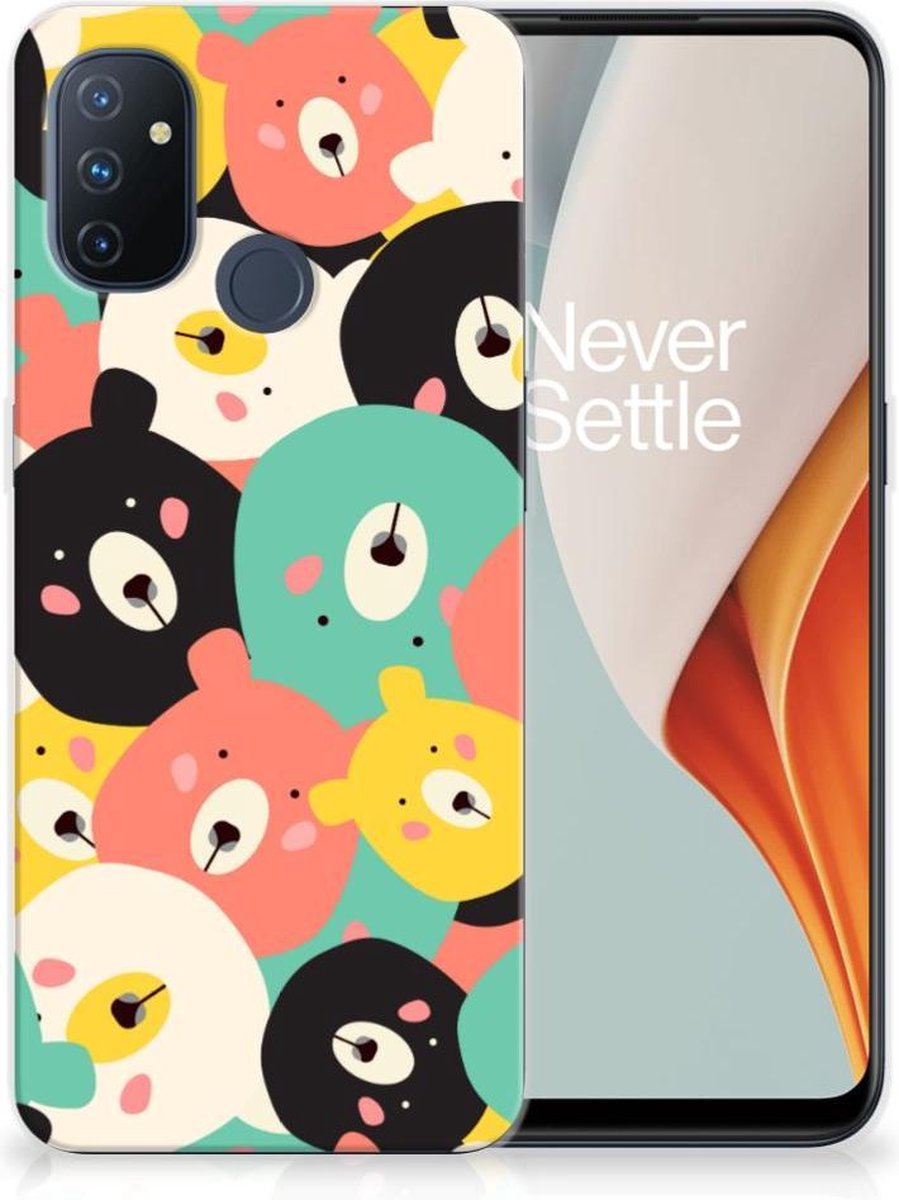 OnePlus Nord N100 Telefoonhoesje met Naam Bears