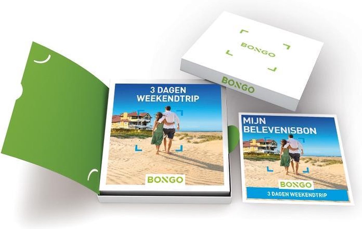 Bongo Bon - 3 Dagen Weekendtrip Cadeaubon - Cadeaukaart cadeau voor man