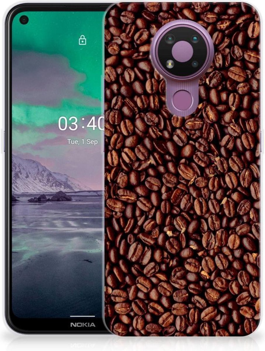 Nokia 3.4 Siliconen Case Koffiebonen