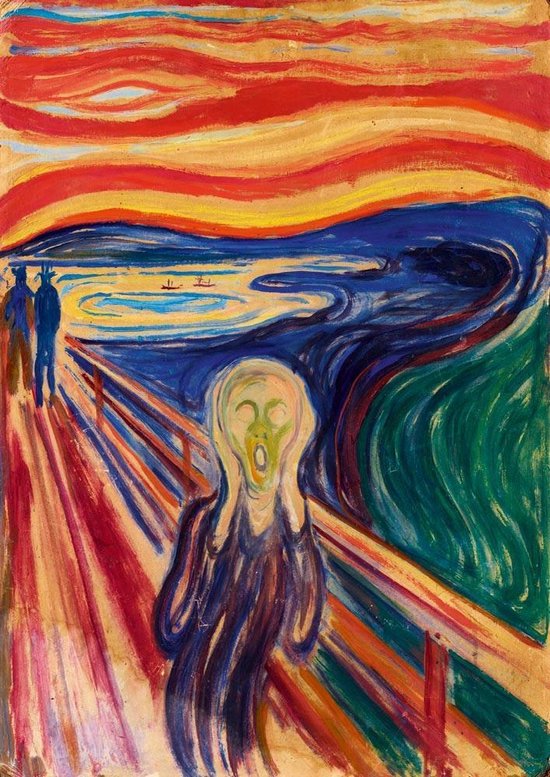 ondergoed werkelijk verticaal Munch - De schreeuw (1000 stukjes, kunst puzzel) | bol.com