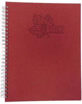 Ryam bureau agenda 2021 weekly 7d2p spiraal eco rood