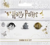 Harry Potter Hogwars Castle Time Turner and Sorting Hat Bead Charm Bedel Set