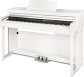 Digitale huispianoÆs - Fame DP-8600 BT WH Digitalpiano - Digitale piano wit mat (88 toetsen met hammer action, 3 pedalen, koptelefoonaansluiting & Bluetooth)