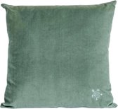 Oneiro's Luxe Sierkussen TURTLE Groen - 45 x 45 cm - sierkussens - Nylon - polyester - luipaard - interieur - kussens woonkamer - kussens - woonaccessoires - sierkussens groen