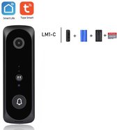 DrPhone LM1-C Smart Video Deurbelcamera – 1080P – HD – Nachtzicht Camera – Wifi video deurbel – Draadloze IP deurbel -