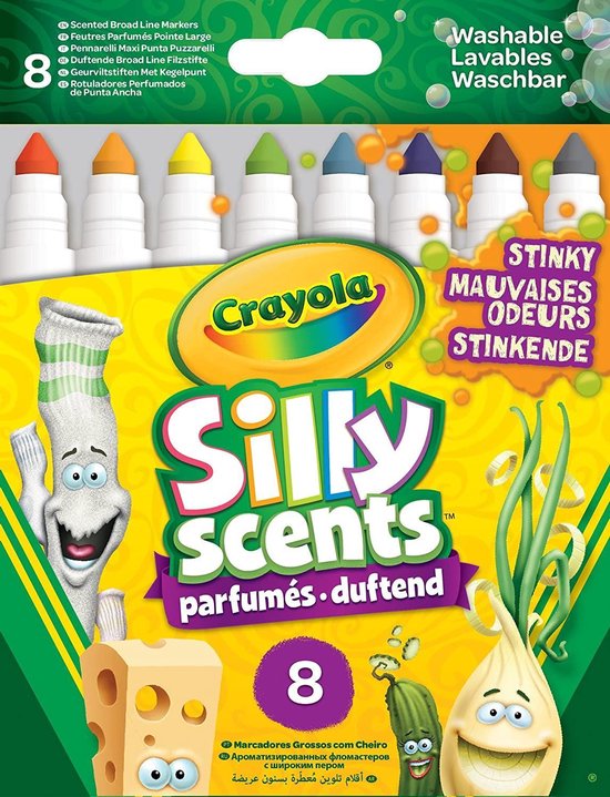 Feutres parfumés a encre lavable Crayola, 10 pcs