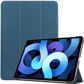 Just in Case Smart Tri-Fold hoes voor iPad Air 4 10.9 2020 & iPad Air 5 2022 - blauw en zwart