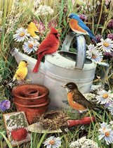 Diamond Painting - Pakket bloemen en vogels - Seos shop