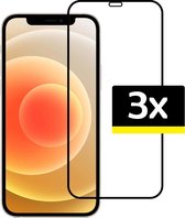 Screenprotector voor iPhone 12 Pro Max Screenprotector Glas Tempered Glass 3D - 3 Stuks