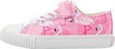 MASTER LO Meisjes sneakers laag - Roze flamingo - maat 34