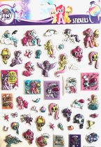 MY LITTLE PONY 3D stickervel met 50 stuks