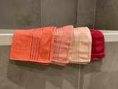 Handdoeken Set Rood 50 x 90 cm (4 stuks)