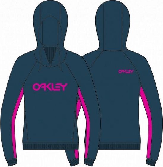 Oakley TNP Women's DWR Fleece Hoody/ Pond Blue - FOA500022-6PP - Maat L