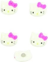 Magneet Hello Kitty 4 stuks (Neodymium) voor op magneetbord of als koelkastmagneet