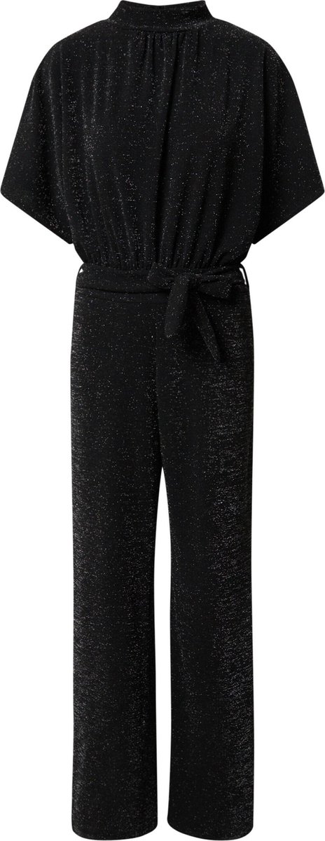 SISTERS POINT Girl-ju4 - Dames Jumpsuit - Black/silver - Maat XL