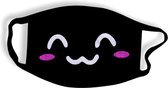 Bazzzy Premium Bouche Cap doux Smiley - Bouche lavable à imprimé - Tissus cap Bouche - Convient pour OV - Lavable Face Mask - Face Mask Coton - Masque visage - Mondkapjes réutilisables - Lavable bouche Cap - Fashion Bouche Couverture