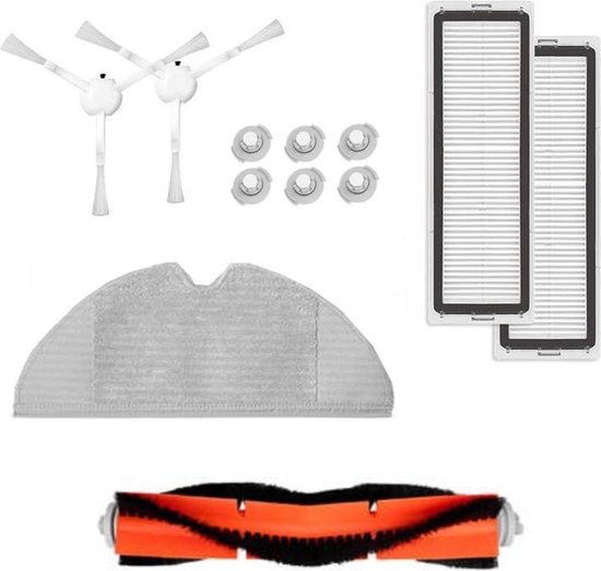 Vervangingsset Xiaomi Roborock S50 S51 E25 S5 E20 C10 Dweil Filter Borstel  | bol.com