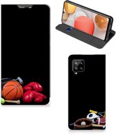 Bookcover Ontwerpen Geschikt voor Samsung Galaxy A42 Smart Cover Voetbal, Tennis, Boxing…