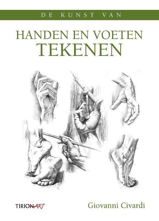 Cover van het boek 'De kunst van handen en voeten tekenen' van G. Civardi