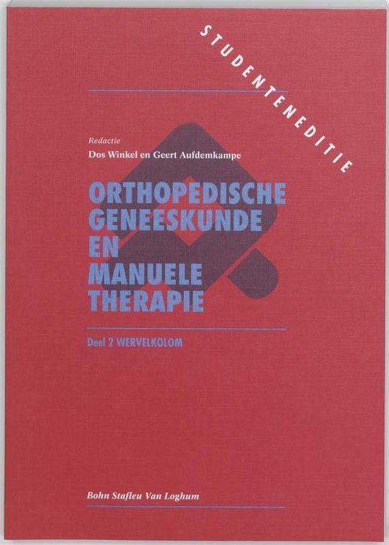Cover van het boek 'Orthopedische geneeskunde en manuele therapie / 2 Wervelkolom / druk 1'