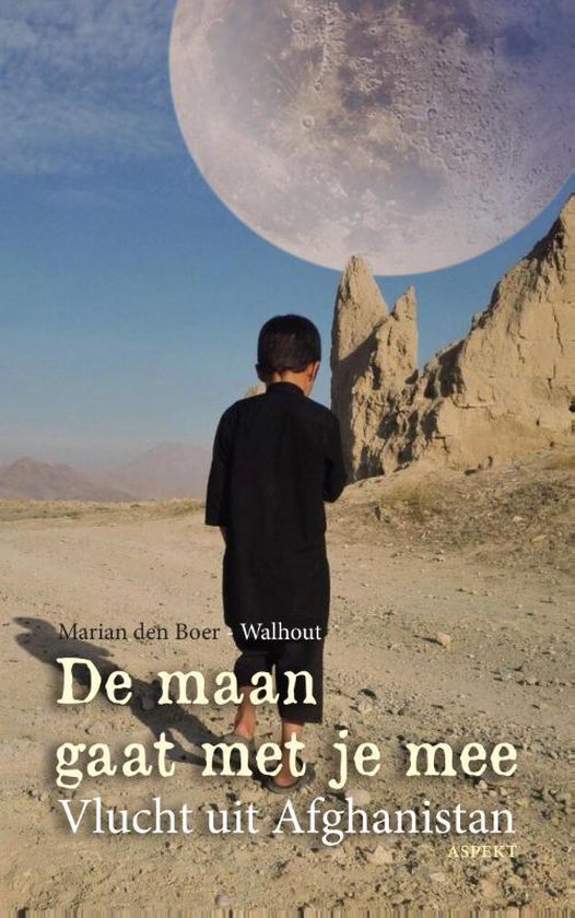 Cover van het boek 'De maan gaat met je mee' van Marian den Boer-Walhout