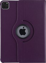 Apple iPad Pro 11 inch 2020 Paars Book Case Tablethoes - 360 graden draaibaar