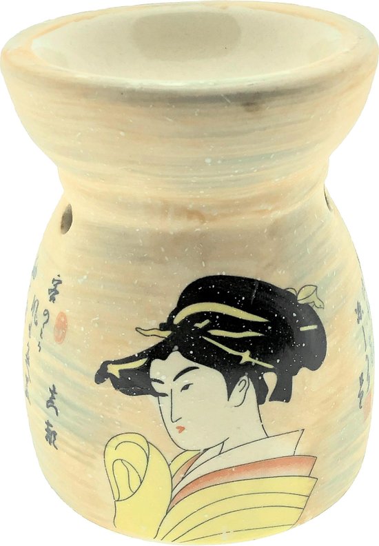 Pierrot Home Design aroma brander voor geuroliën of waxmelts Japans - 9 x 9 x 11 cm