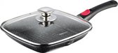 Kinghoff 1510 grillpan - 24x24 cm - marble coating - inductie
