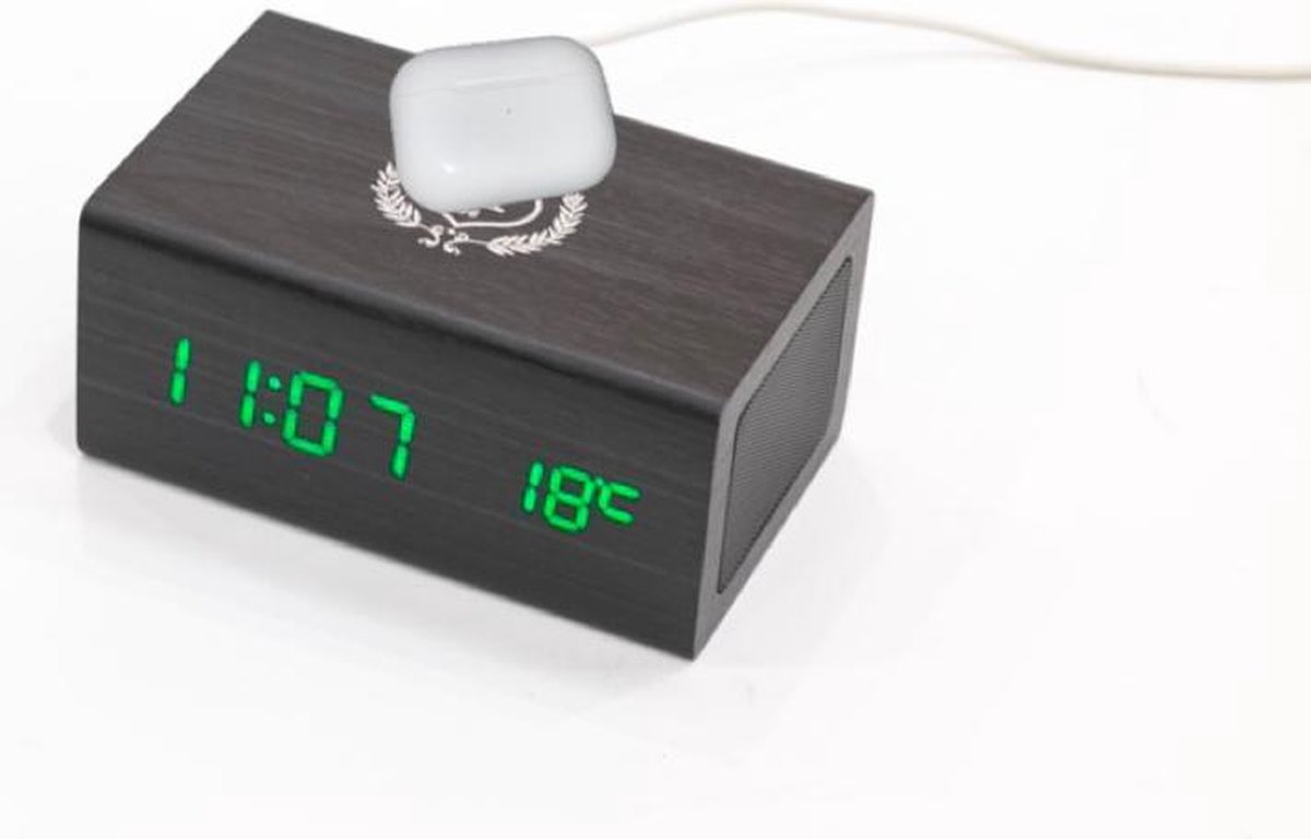 Ai Smart Alarm Clock with Wireless Bluetooth 5.4 Speaker and Ai Smart Alarm Clock with Wireless Bluetooth 5.4 Speaker and