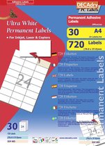 Decadry Etiketten / Labels 70 x 37mm